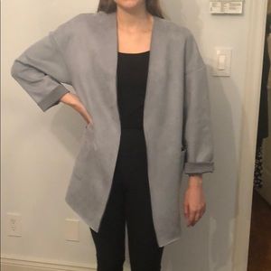 NWT Zara Cornflower Blue Duster